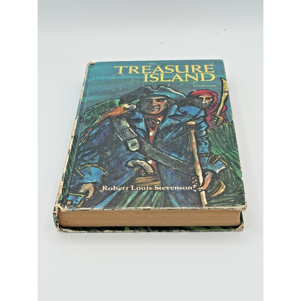 Treasure Island Robert Louis Stevenson 1965 Vintage Hardcover Whitman Unabridged